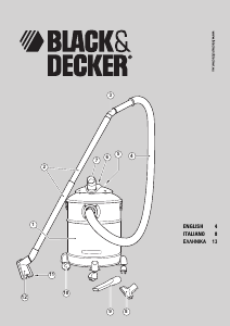Manual Black and Decker WBV1400 Vacuum Cleaner