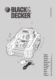 Manuale Black and Decker BDJS450I Caricabatterie per auto