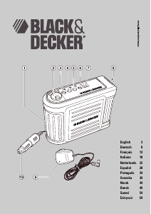 Manuale Black and Decker BDV030 Caricabatterie per auto