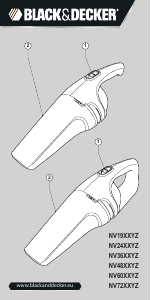 Manual Black and Decker NV3600N Handheld Vacuum