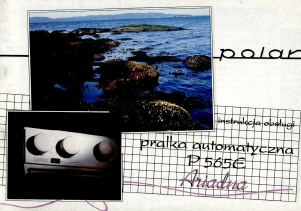 Instrukcja Polar P565E Ariadna Pralka