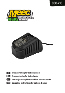 Bruksanvisning Meec Tools 007-486 Batterilader