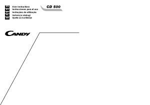 Instrukcja Candy CD 500 Zmywarka