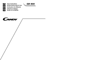 Handleiding Candy CD 500 Vaatwasser