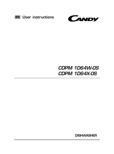 Handleiding Candy CDPM 1D64W-OS Vaatwasser