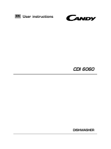 Handleiding Candy CDI 6060/1-80 Vaatwasser
