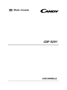 Mode d’emploi Candy CDP 5291-47 Lave-vaisselle