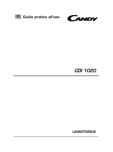 Manuale Candy CDI 1020/3-02 Lavastoviglie