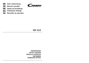 Priročnik Candy CD 112-41S Pomivalni stroj