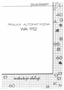 Instrukcja Polar WA 1112 Pralka