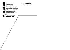 Mode d’emploi Candy CI 7950 X Lave-vaisselle