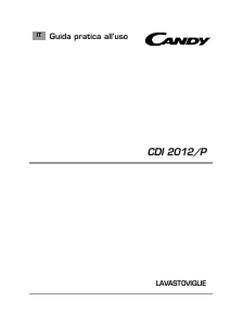 Manuale Candy CDI 2012/P-02 Lavastoviglie