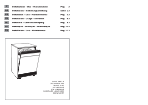 Manual Candy CDF312AX-41S Máquina de lavar louça