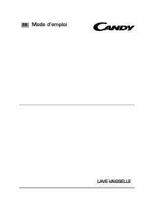 Mode d’emploi Candy CDP 2DS35S-47 Lave-vaisselle