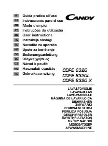 Manual de uso Candy CDPE 6320/1-12 Lavavajillas