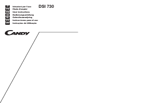 Manual Candy DSI 730 W Dishwasher