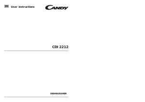 Handleiding Candy CDI 2212-80 Vaatwasser