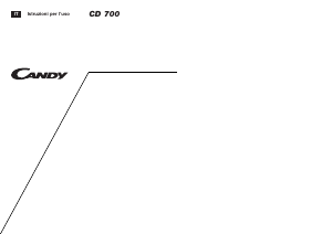 Manuale Candy CD 700 IT Lavastoviglie
