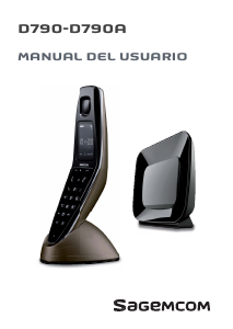 Manual de uso Sagemcom D790A Teléfono inalámbrico