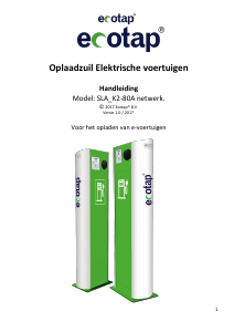 Handleiding Ecotap SLA_K2-80A Laadstation