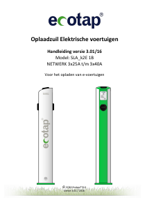 Handleiding Ecotap SLA_K2E 1B Laadstation