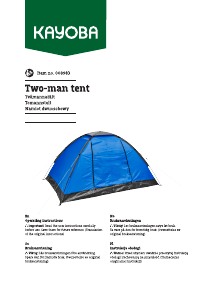 Manual Kayoba 008-983 Tent