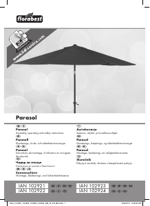 Наръчник Florabest IAN 102923 Градински чадър