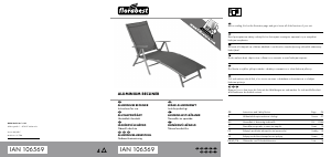 Instrukcja Florabest IAN 106569 Krzesło ogrodowe