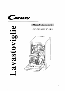 Manuale Candy CSF 4710X-S Lavastoviglie