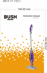 Manual Bush SM-518 Steam Cleaner