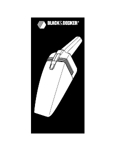 Käyttöohje Black and Decker HC300 Käsipölynimuri
