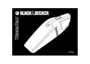 Manual Black and Decker VP302 VersaPak Aspirador de mão