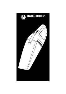 Manual Black and Decker VP321 VersaPak Handheld Vacuum