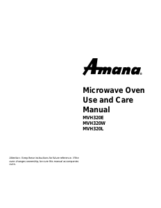 Handleiding Amana MVH320L Magnetron