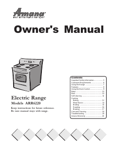 Manual Amana ARR6220W Range