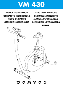 Mode d’emploi Domyos VM 430 Vélo d’appartement