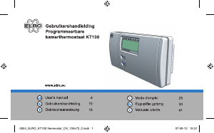 Bedienungsanleitung Elro KT100 Thermostat