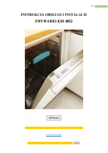 Instrukcja Kernau KDI 4852 Zmywarka