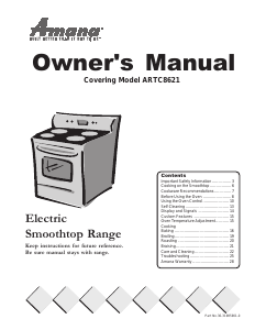 Manual Amana ARTC8621E Range