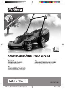 Manual Florabest FRMA 36/2 A1 Lawn Mower