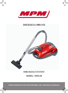 Посібник MPM MOD-04 Пилосос