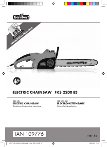 Manual Florabest FKS 2200 E3 Chainsaw