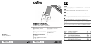 Manual Florabest IAN 277985 Cadeira de jardim