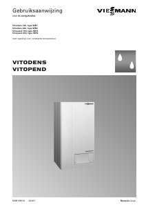 Handleiding Viessmann Vitodens 100 WB1 CV-ketel