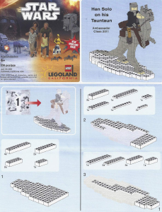 Bedienungsanleitung Lego set LLCA53-1 Star Wars Han Solo und Tauntaun