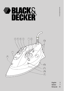 Εγχειρίδιο Black and Decker XT2200 Σίδερο