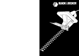 Manual de uso Black and Decker GT221 Tijeras cortasetos