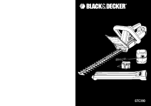 Manual Black and Decker GTC390 Corta-sebes