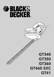 Bruksanvisning Black and Decker GT360 Hekksaks