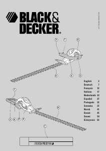 Handleiding Black and Decker GT535 Heggenschaar
